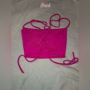 Hot pink top